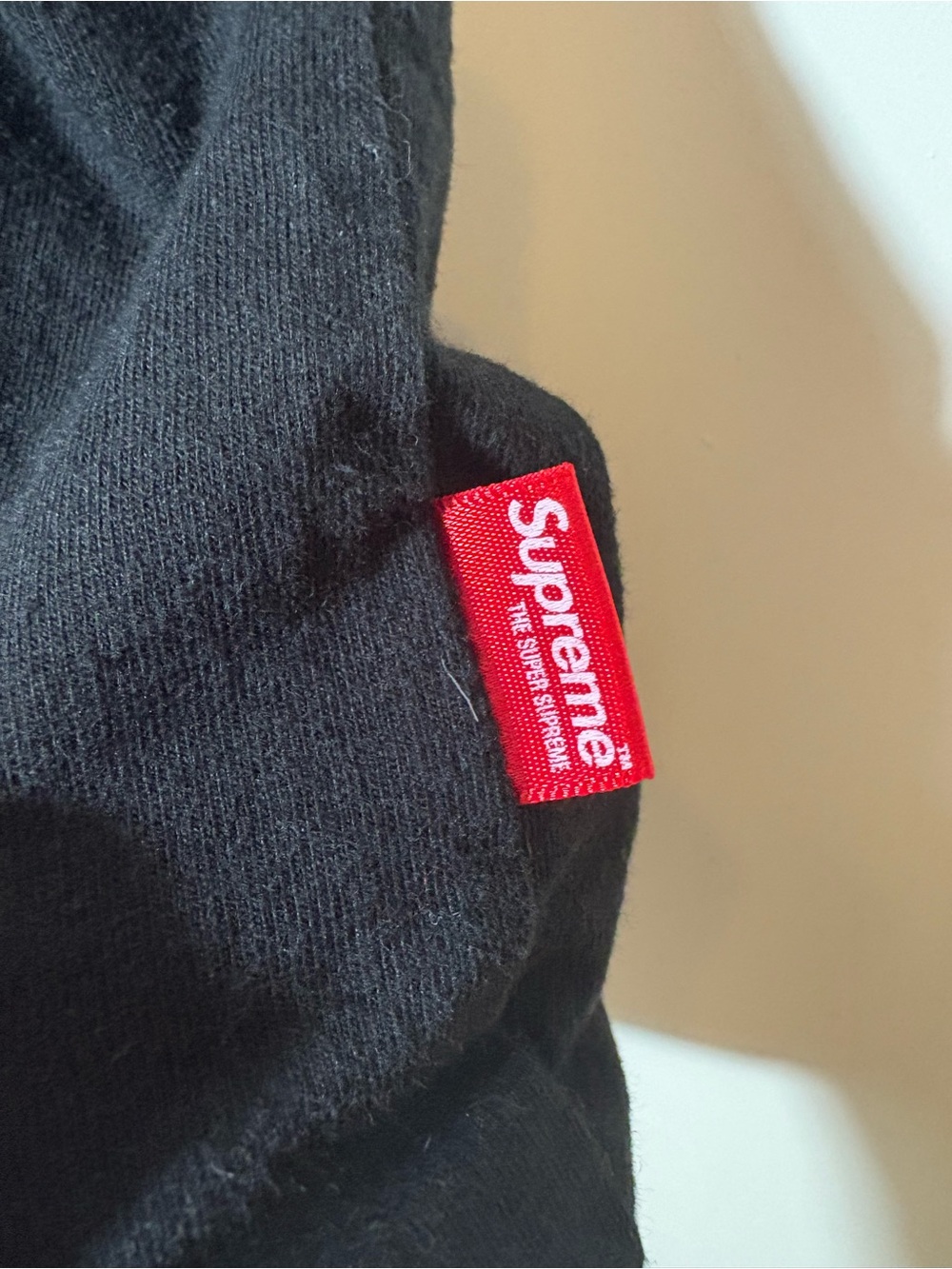 Supreme Red Boxed Logo T-Shirt Black Women size XL - Picture 11 of 12